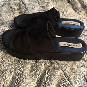 Steve Madden Slinky Platform Slides size 10 like new